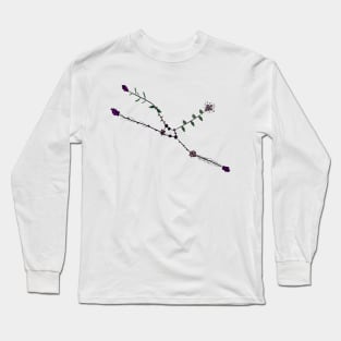 Taurus / Floral (+ Seven Sisters) Long Sleeve T-Shirt